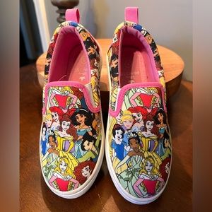 Disney Princess canvas slip-ons
